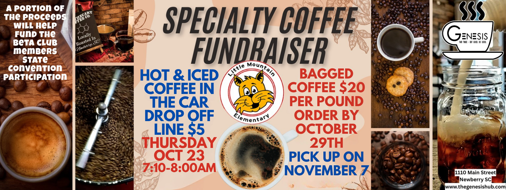 Genesis Coffee Fundraiser