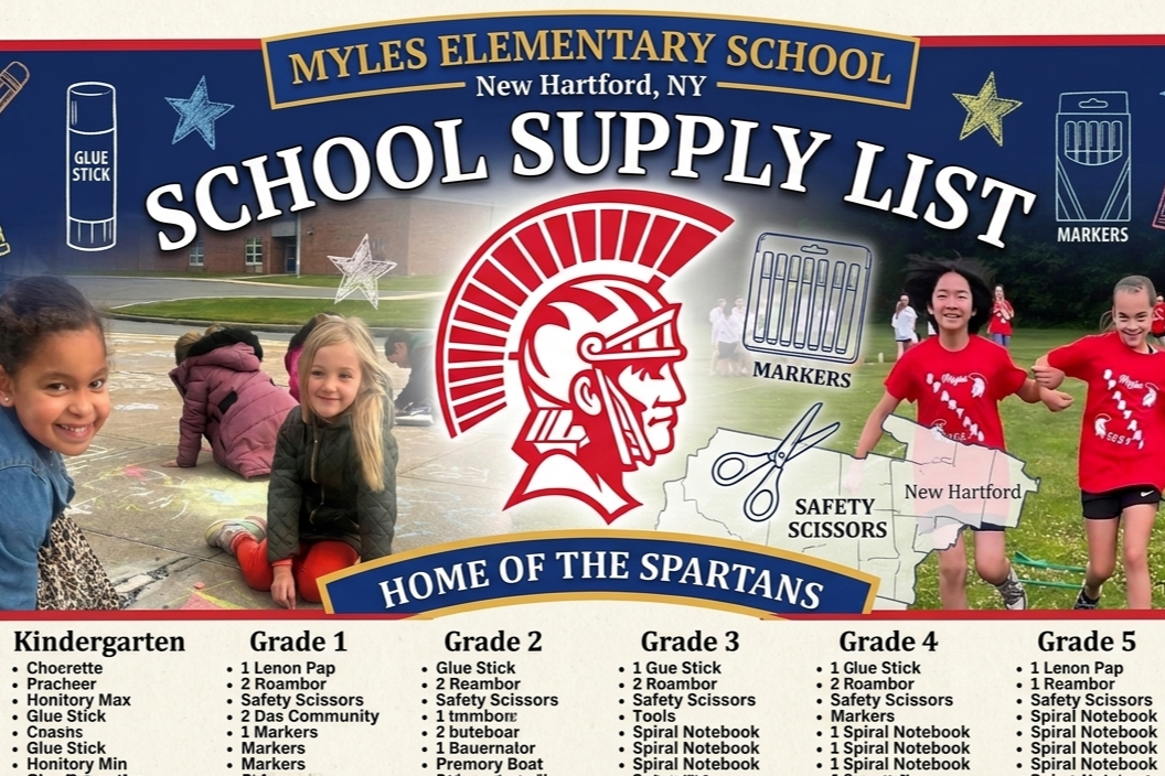 Myles School Supply List