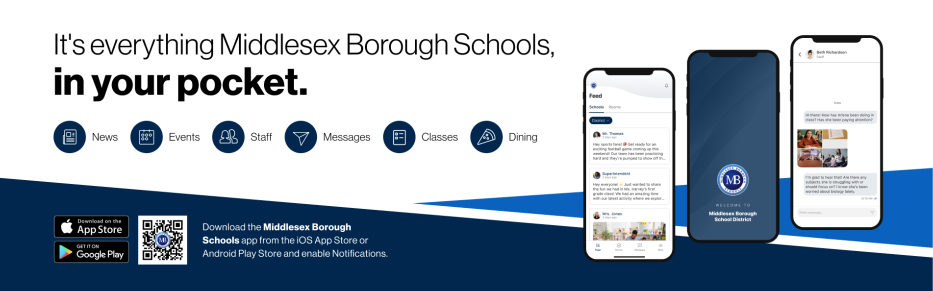 middlesex app marketing with qr code