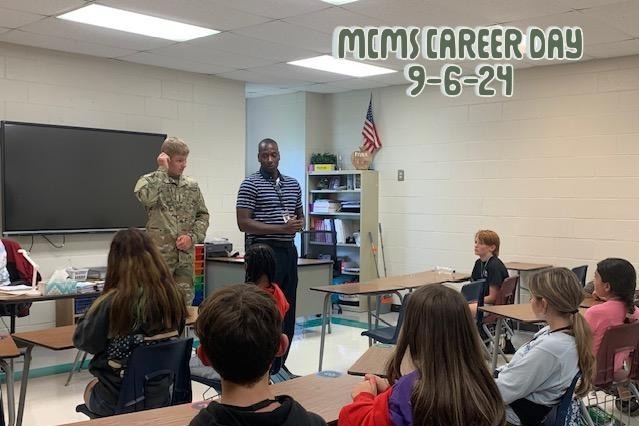 Cadets leading career day activities