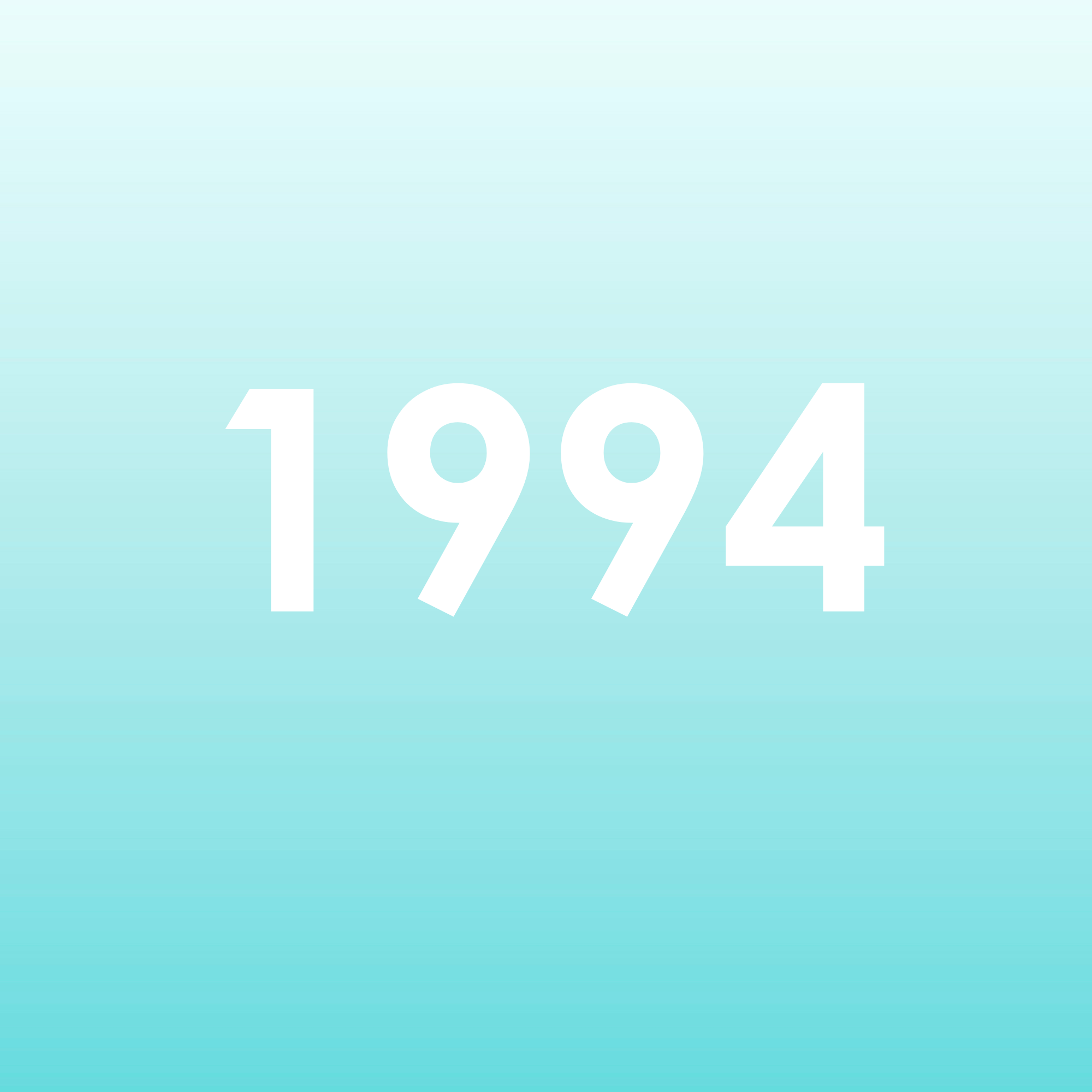 The number "1994" in white font displayed against a gradient of blue.