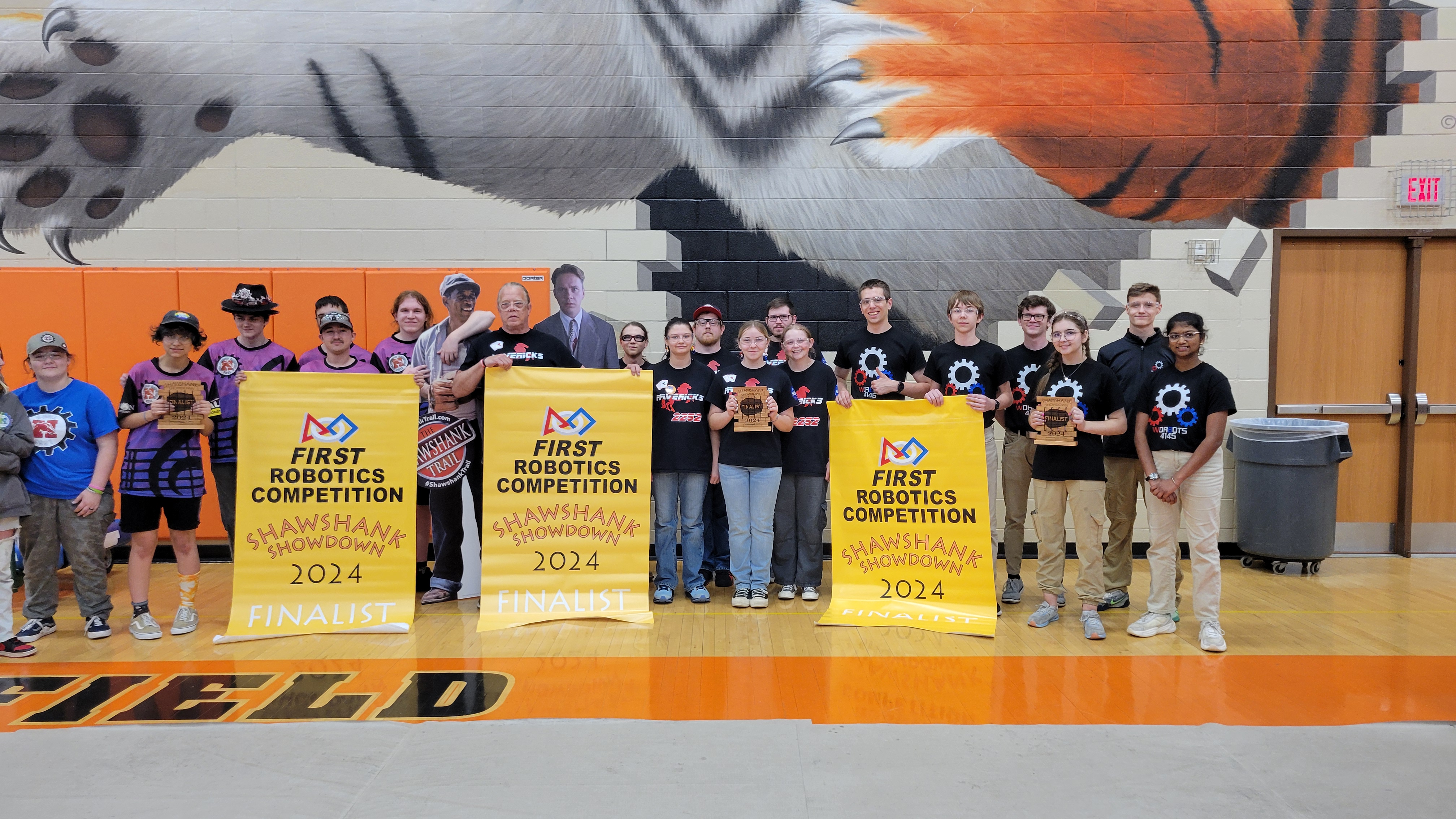 Team with 2024 Shawshank Showdown Finalist Banner