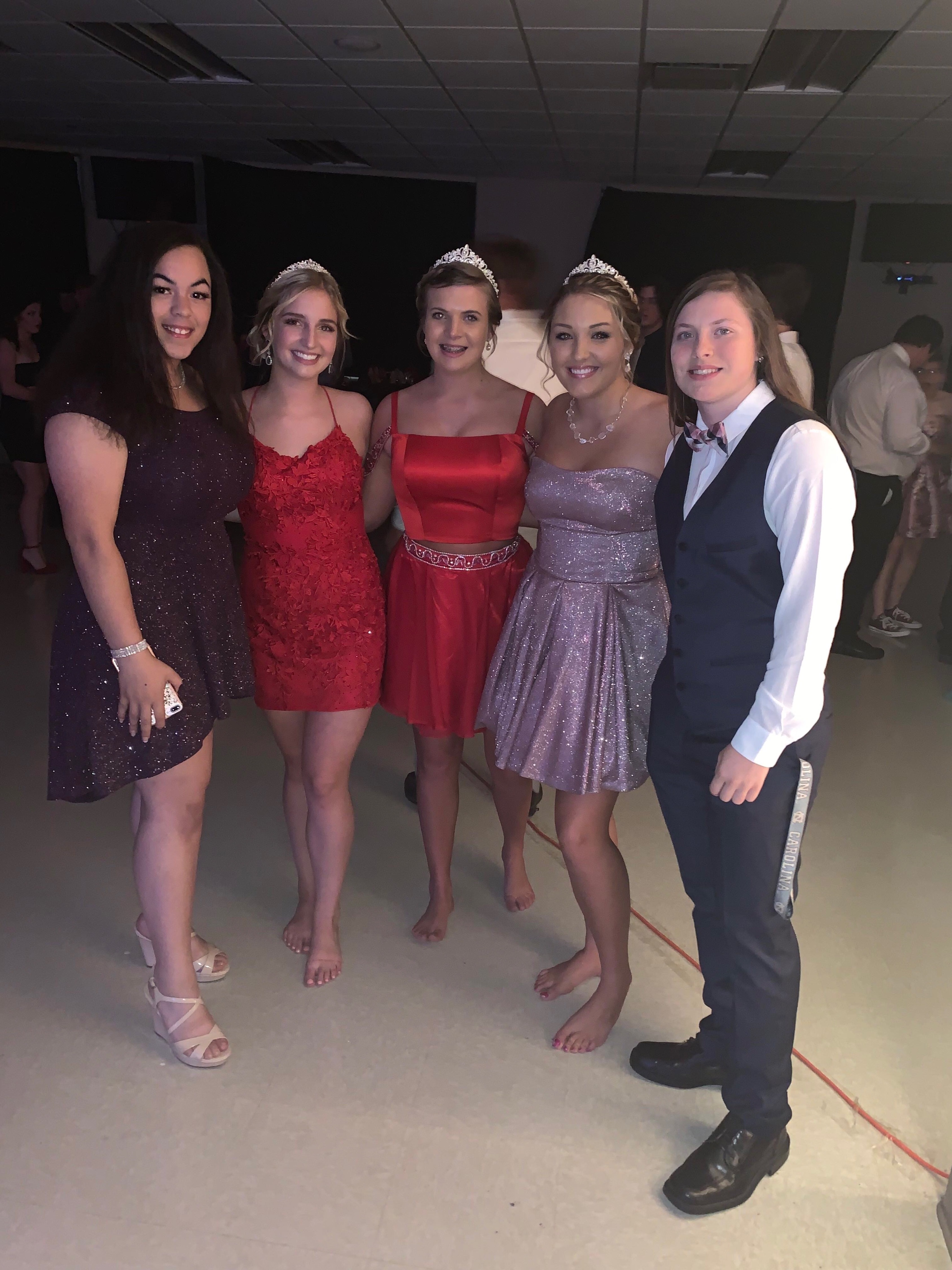 Students in their homecoming 2019