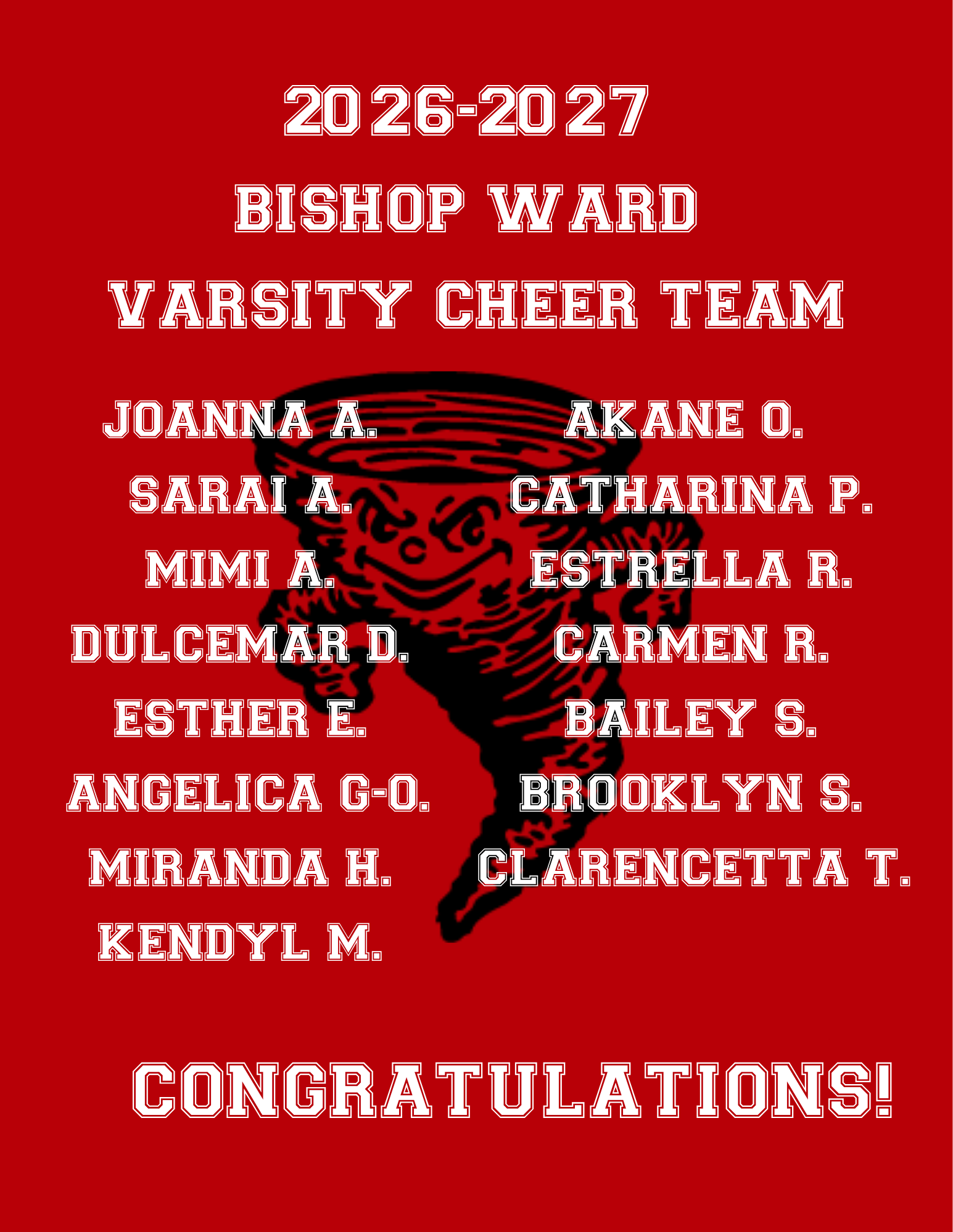 2026-27 Cheerleaders