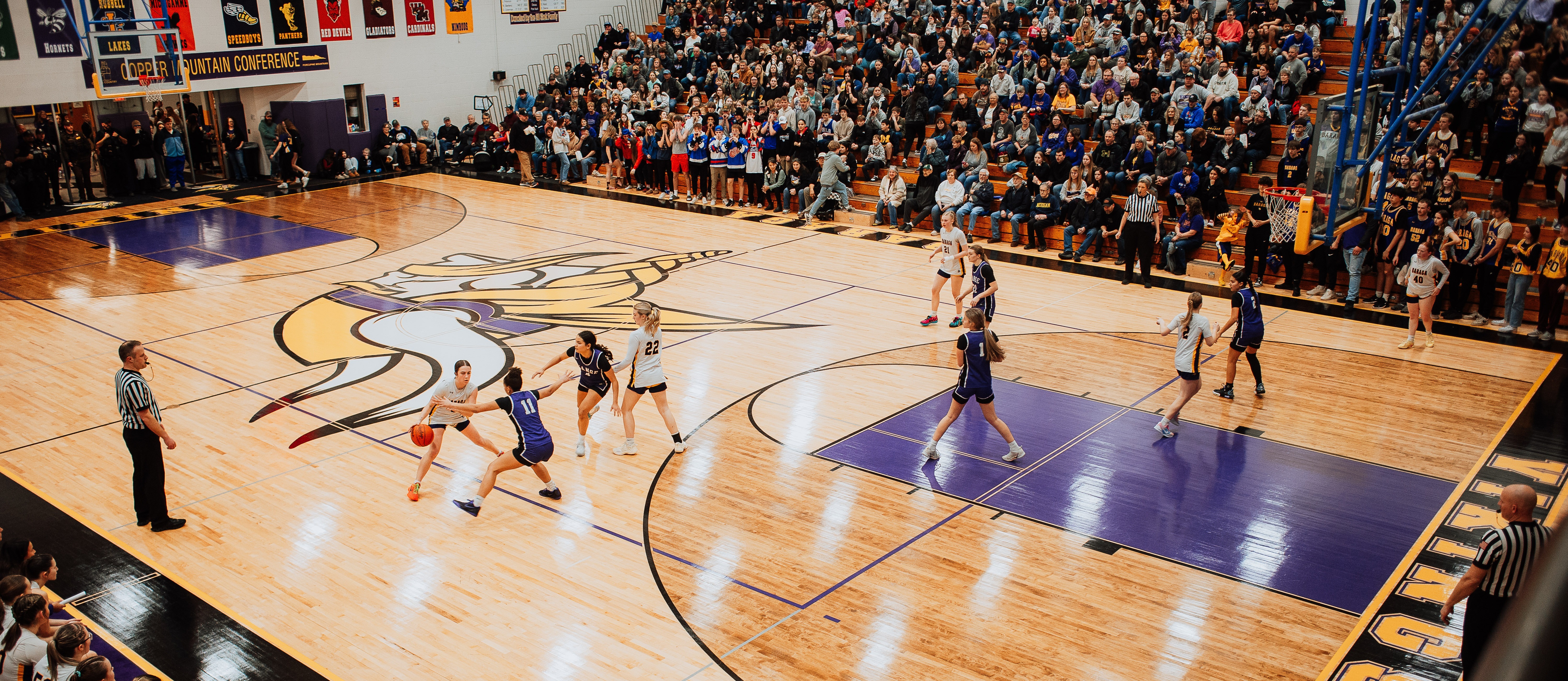 Girls Varsity BBall District Game