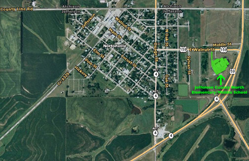 Nortonville City Map