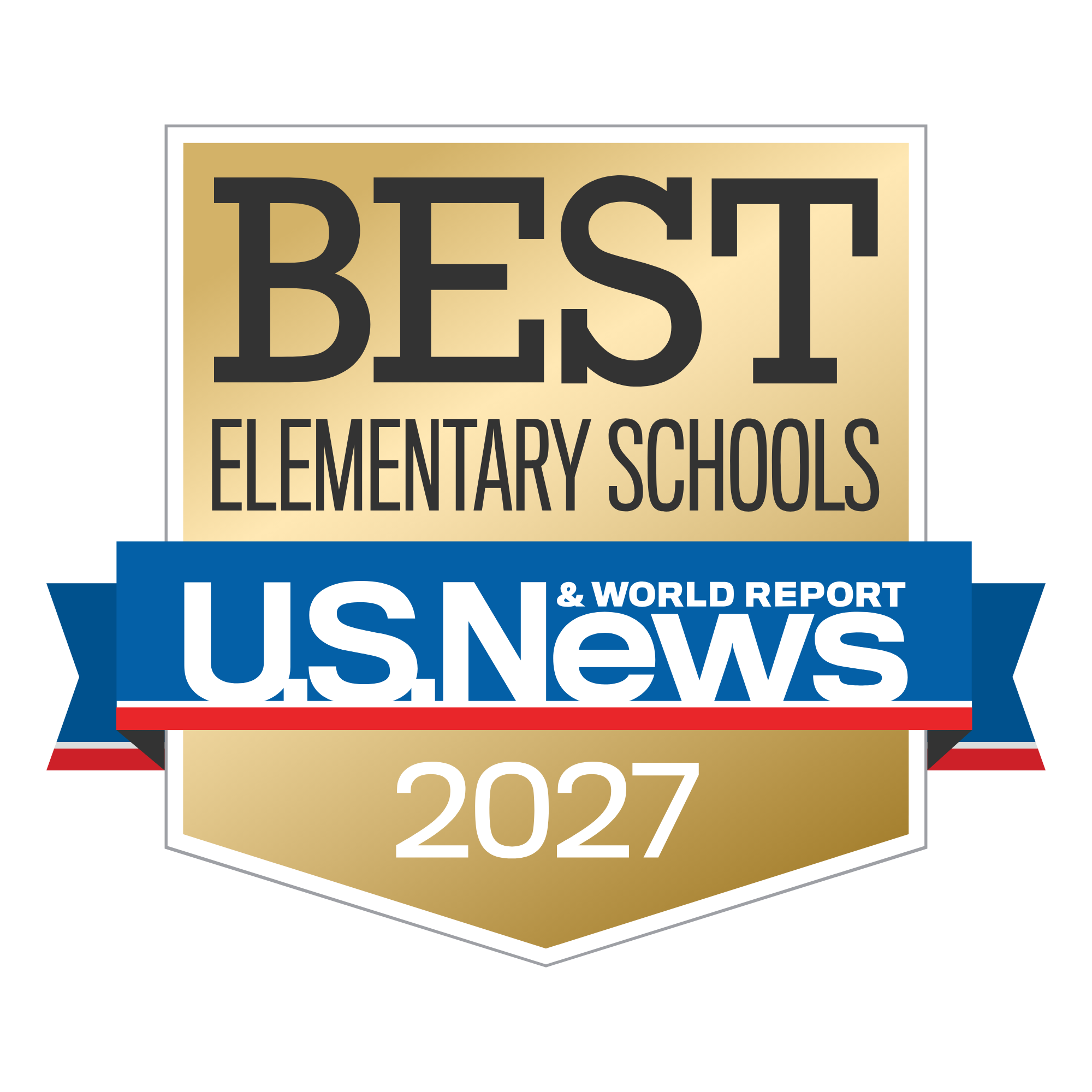 Best Elementary Schools - U.S. News & World Report Public 2027 badge.