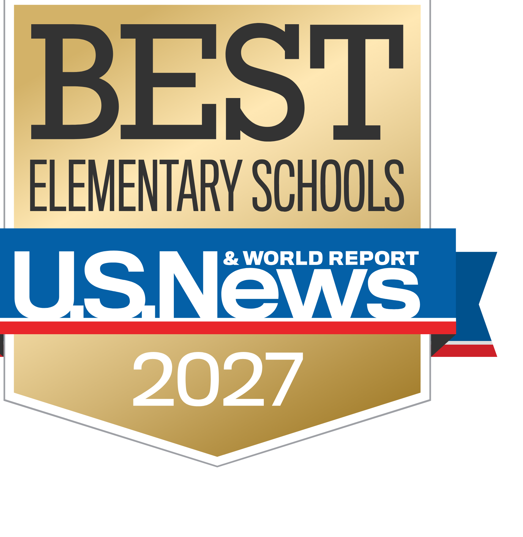 Best Elementary Schools - U.S. News & World Report Public 2027 badge.