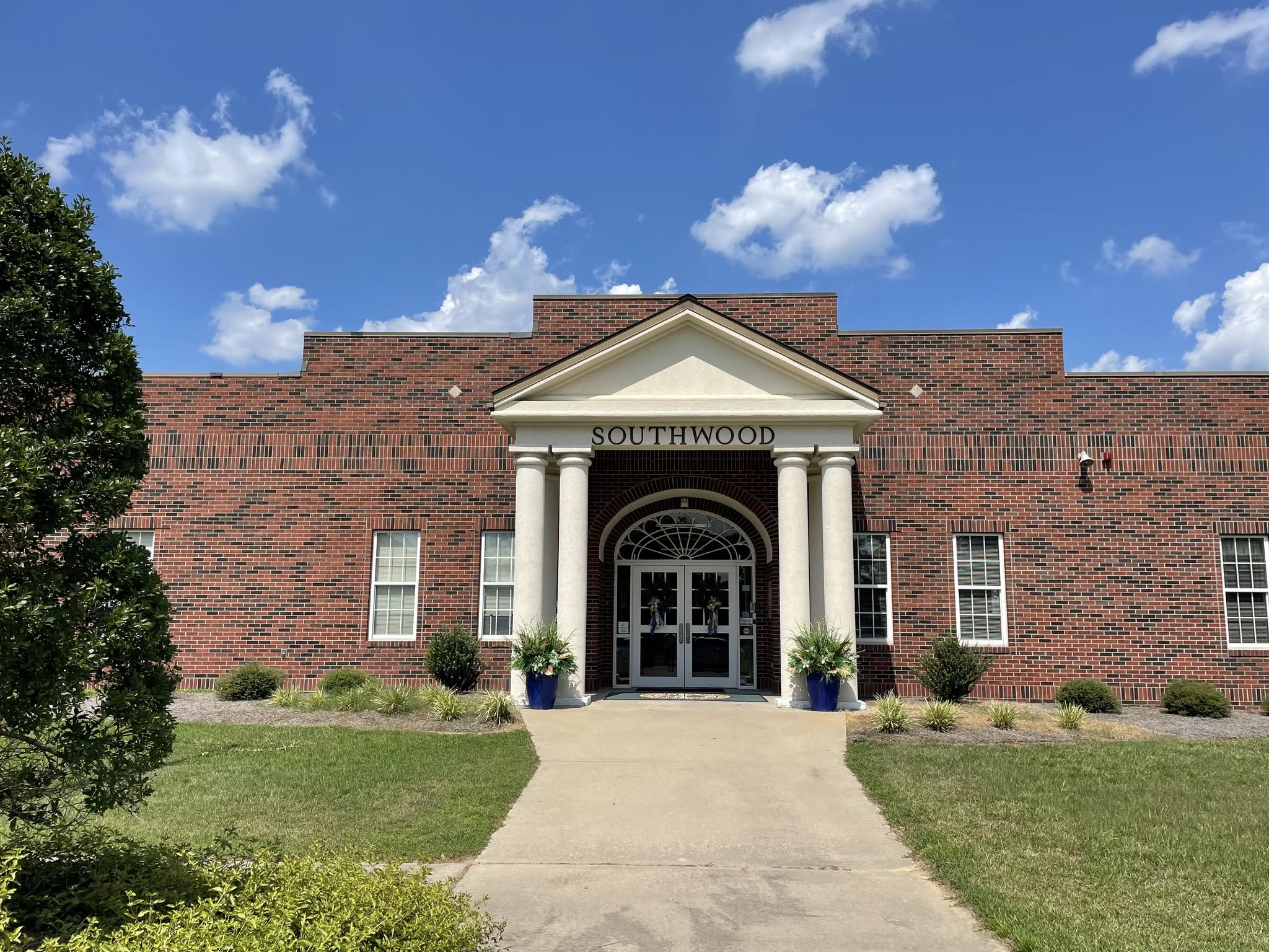The outside of Southwood Elementary