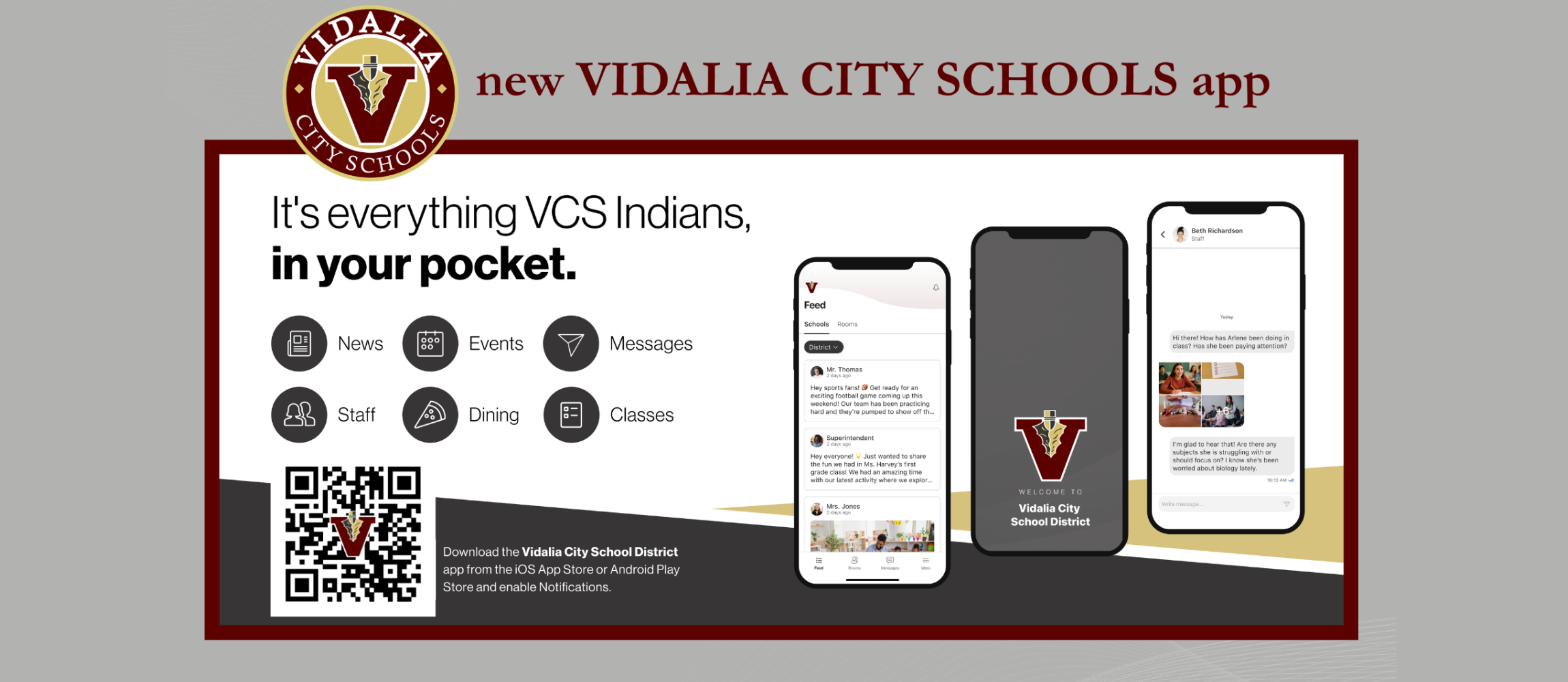 New Vidalia City App