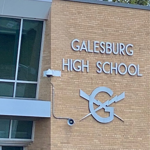 Galesburg High School building exterior