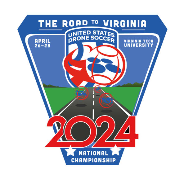 Drone Soccer Road to nationals logo