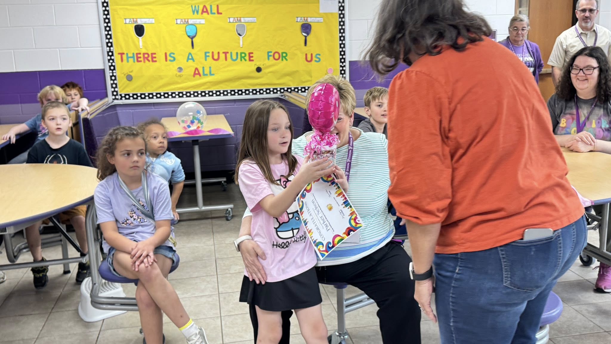 Margo Empen with student transitioning to home school