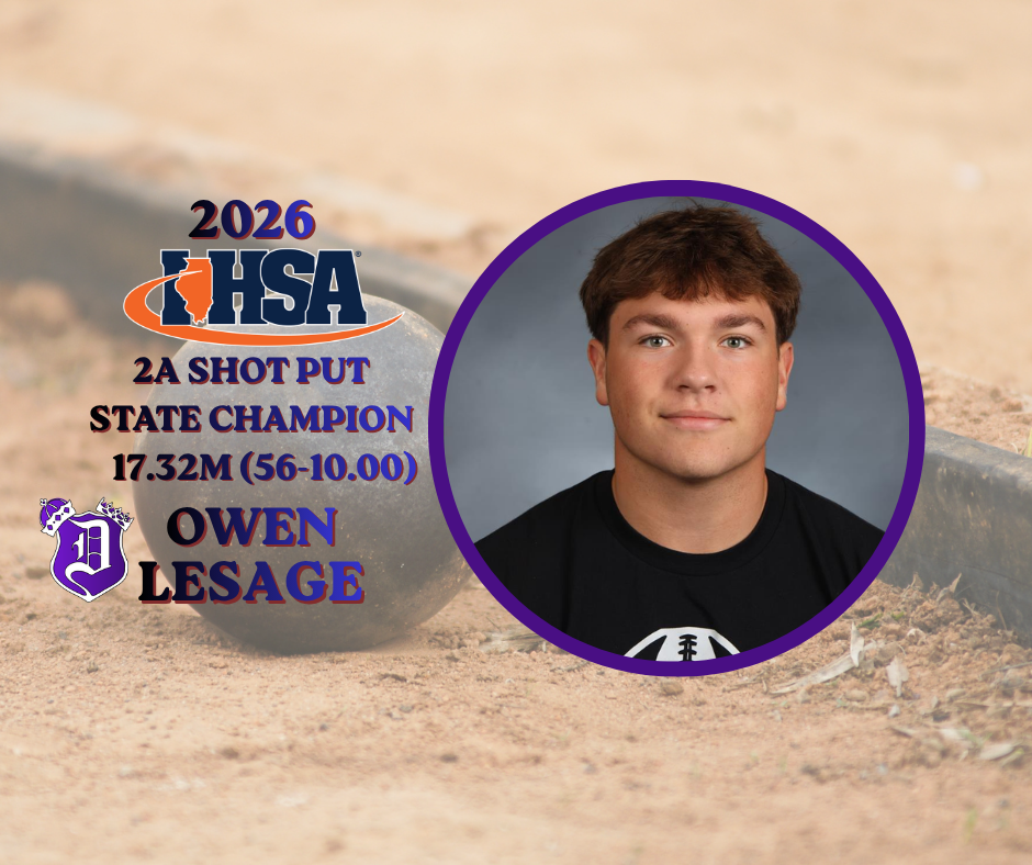 owen lesage photo with shotput