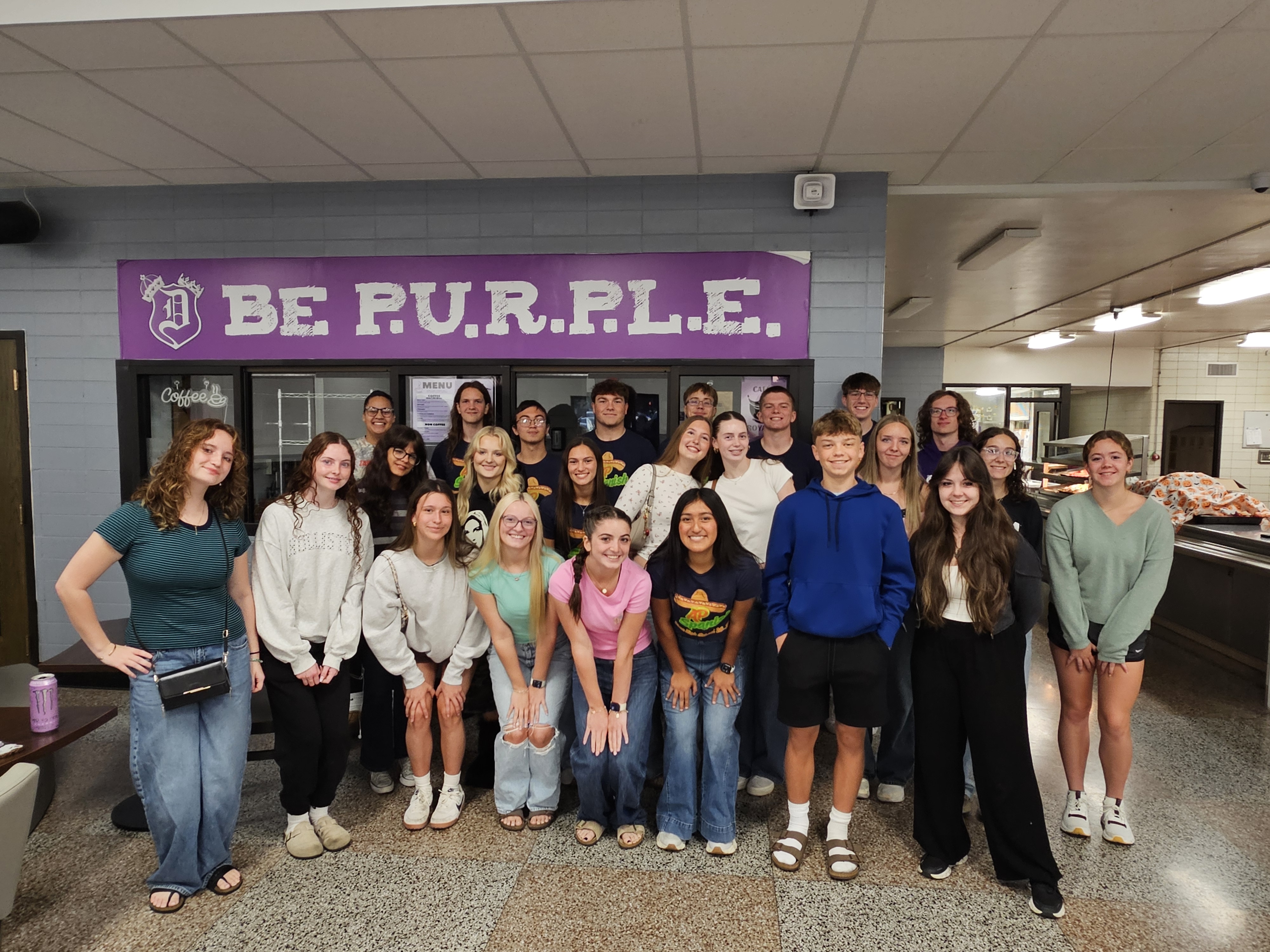 senora fitzanko class getting ready to go on a field trip