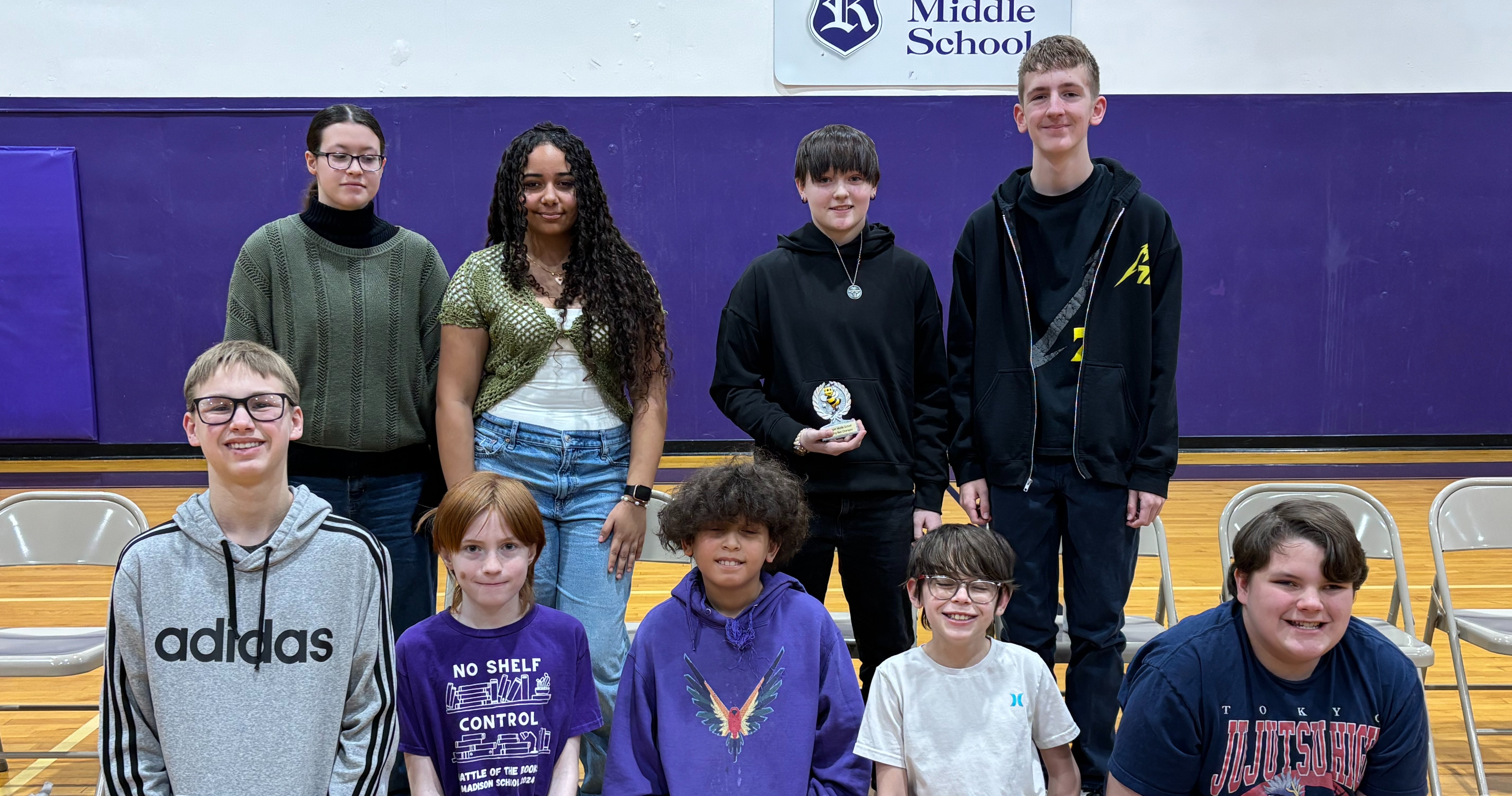 Photo of RMS Spelling bee contestants 2026