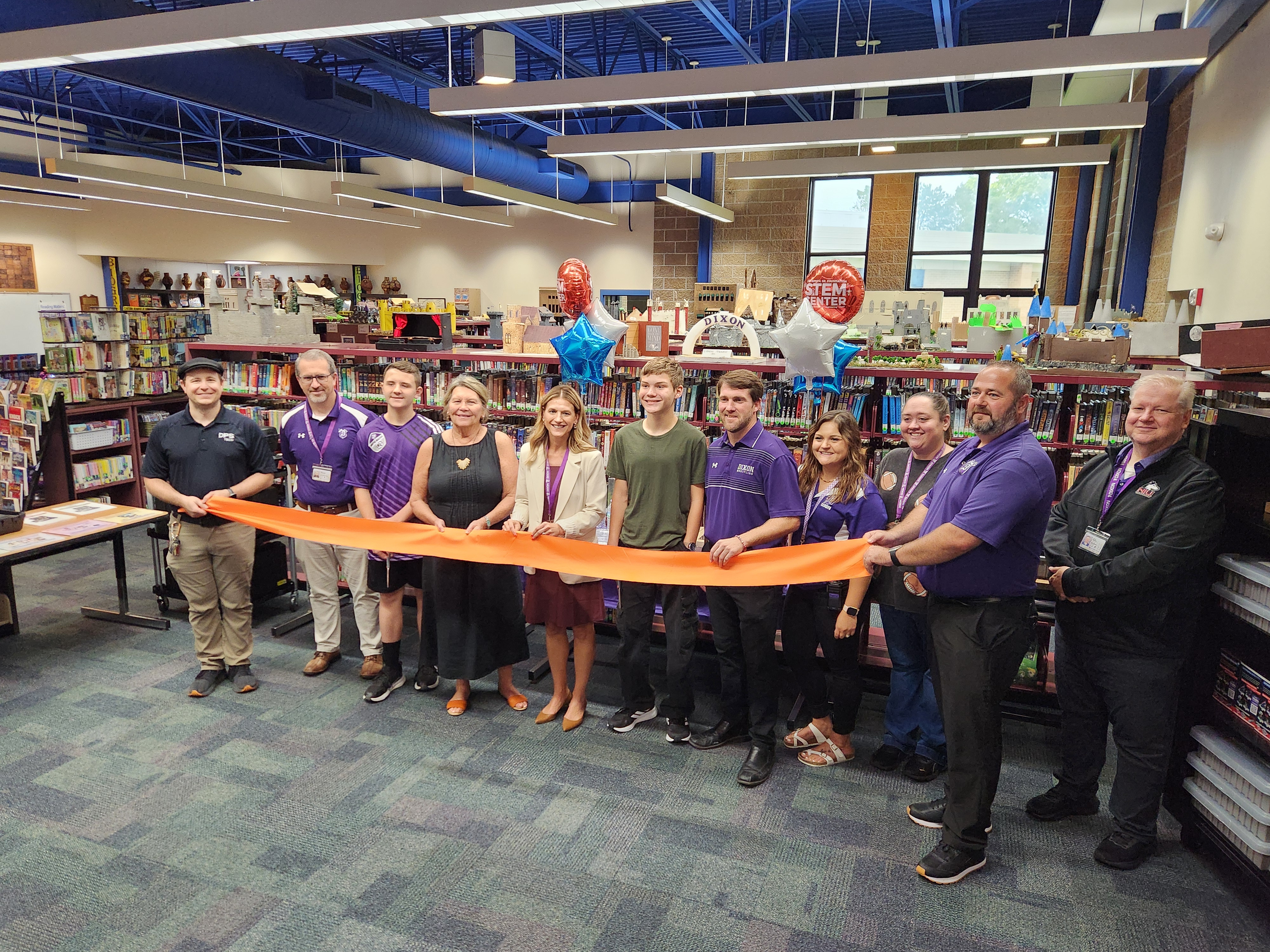 RMS STEM lab ribbon Cutting Ceremony