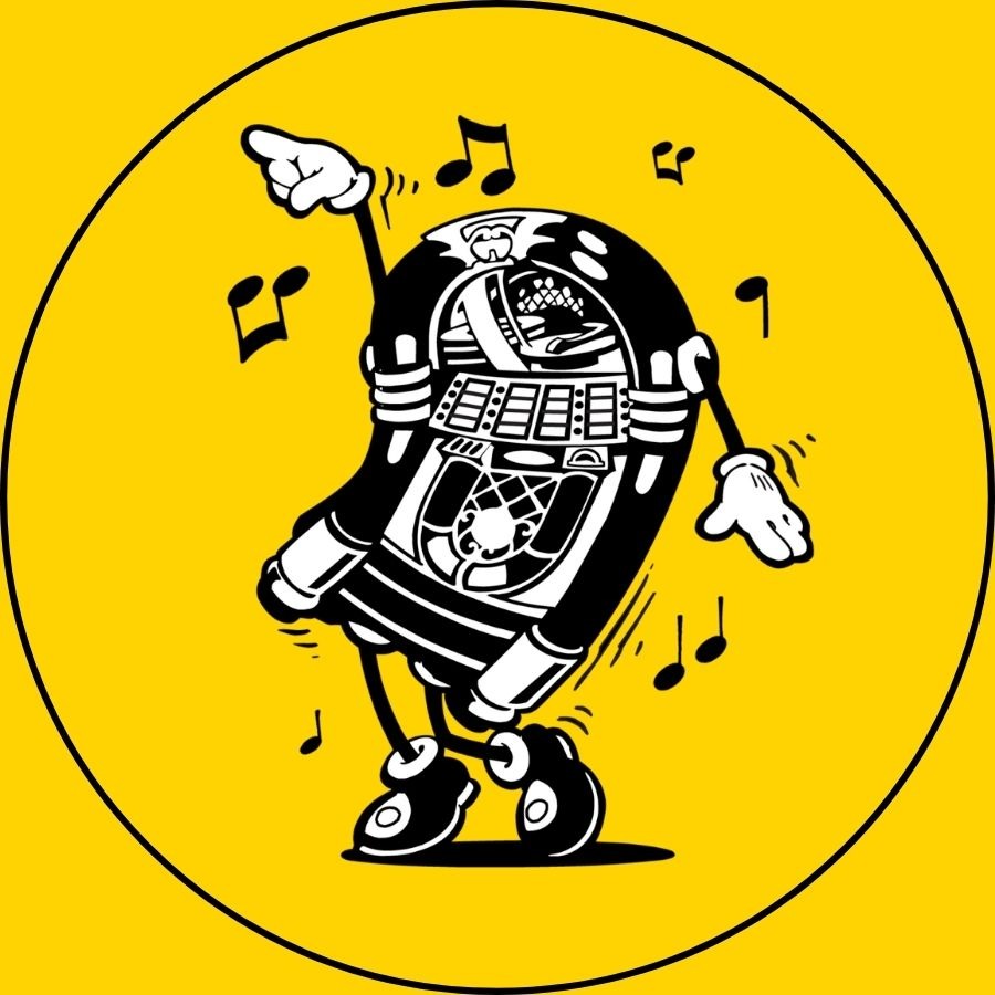 Sunday Oldies Jukebox dancing jukebox logo