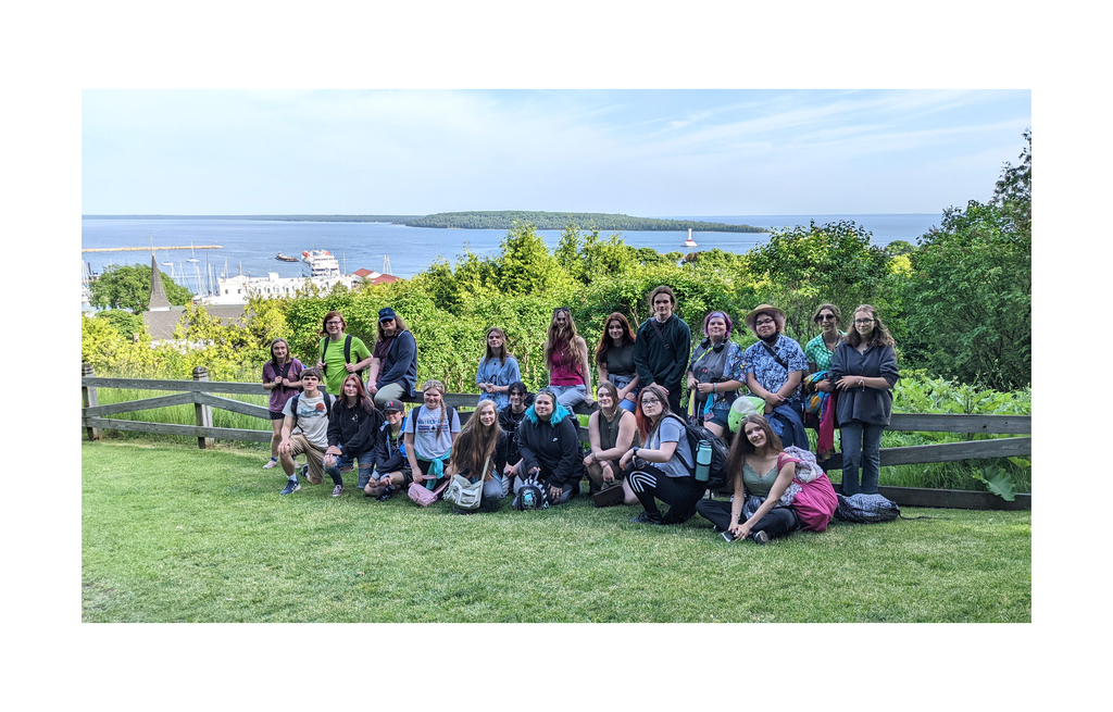 Group of students on Mackinac Island
