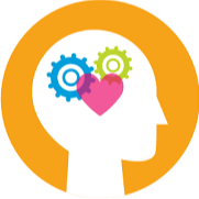 SEL image, head with gears and heart inside