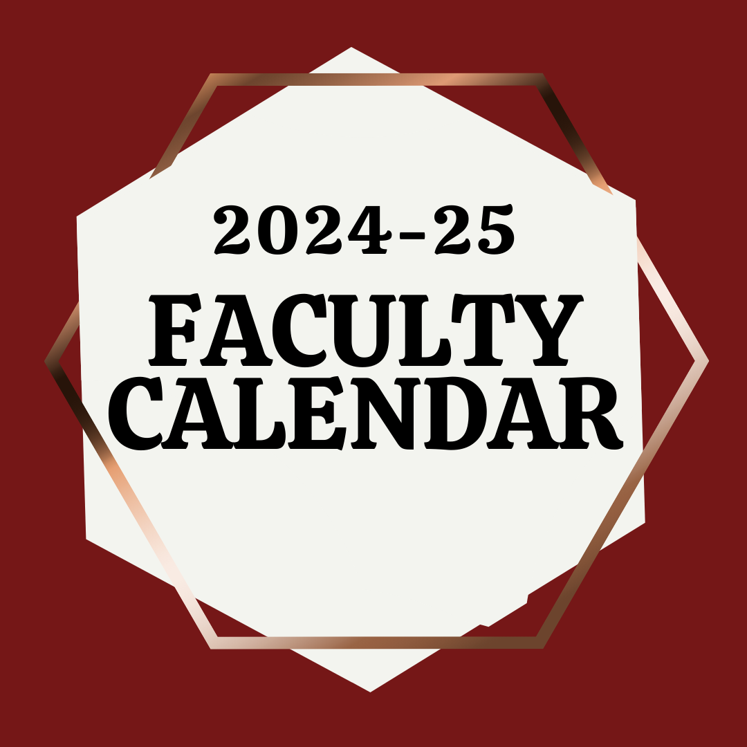 Link to Current Faculty Calendar