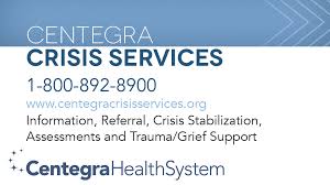 CENTEGRA - CRISIS SERVICES