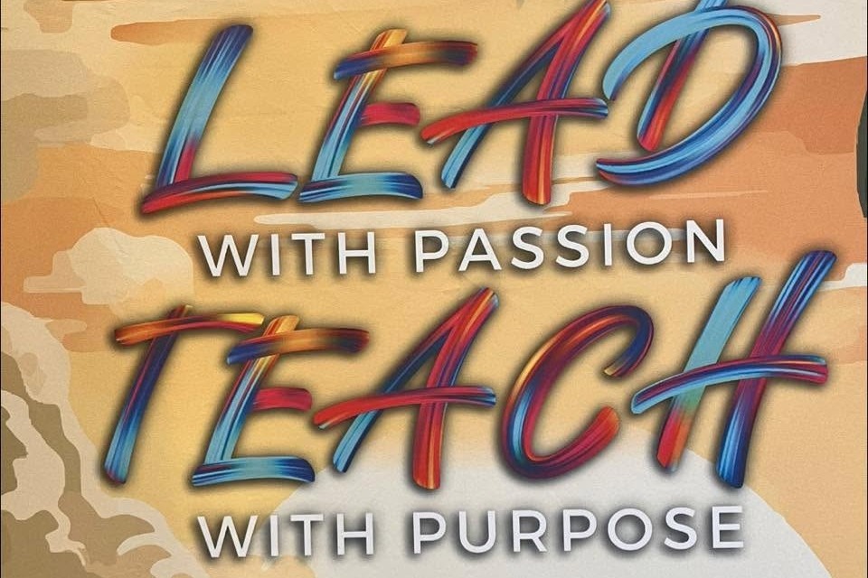 Lead with purpose saying