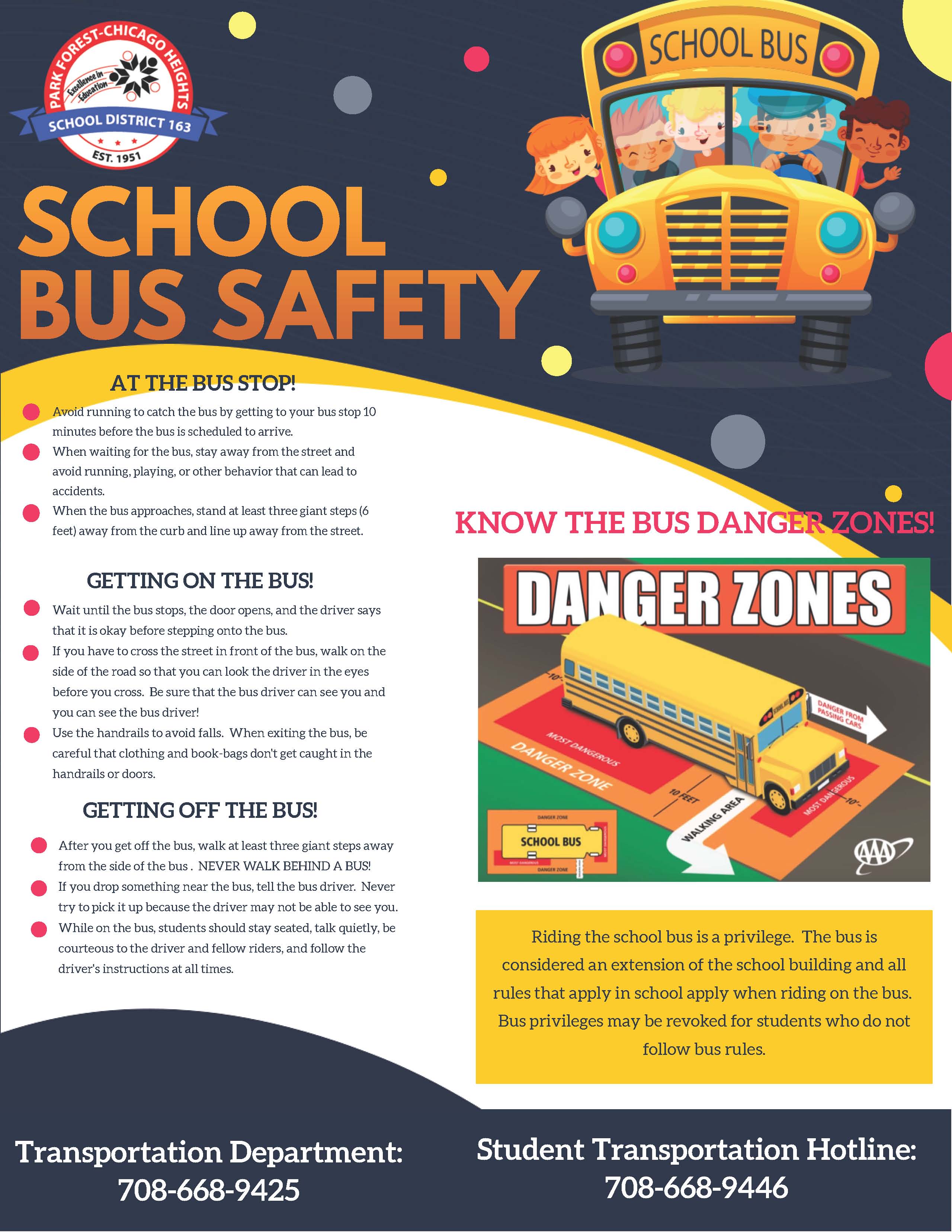 Bus Safety Flyer