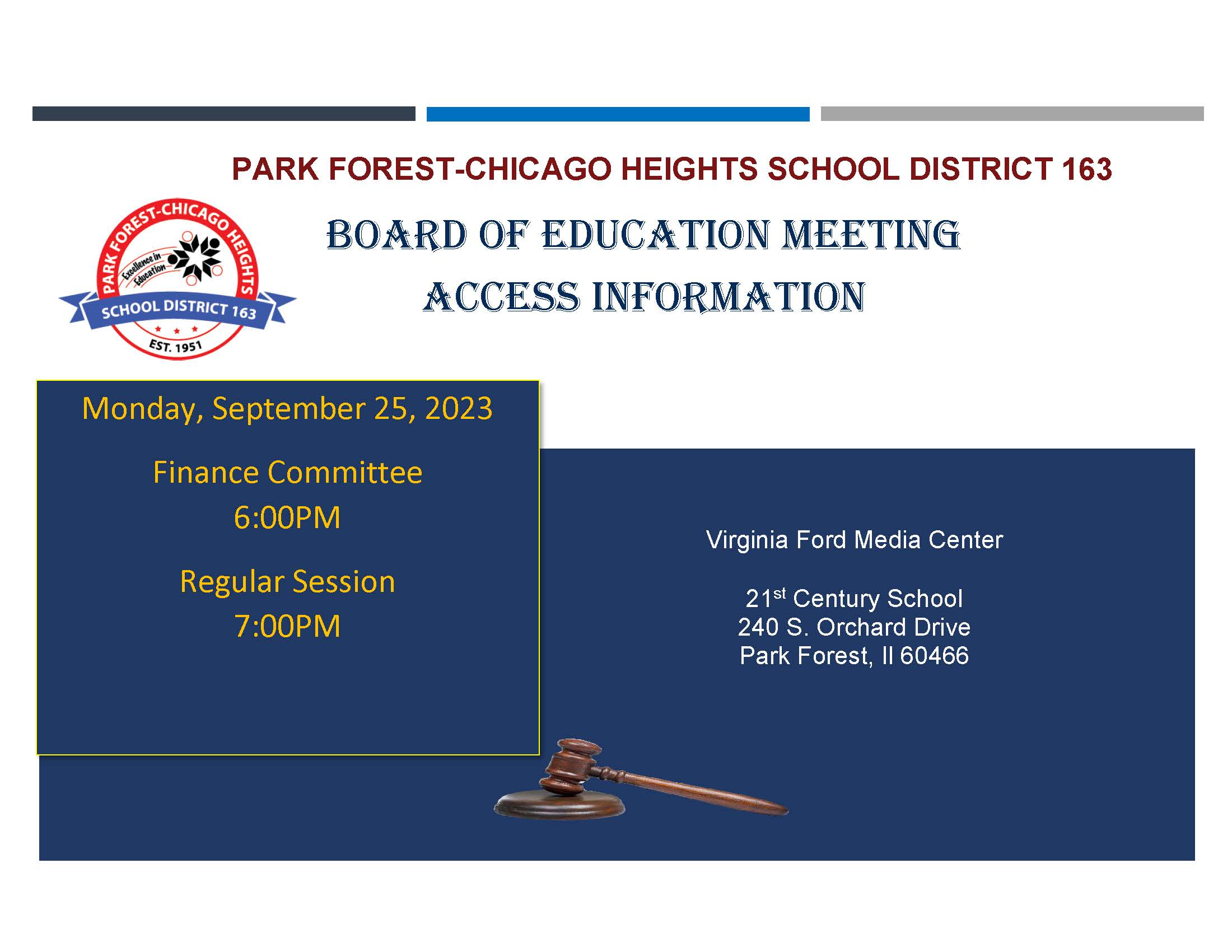 Board Meeting 9/25/2023