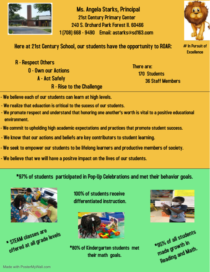 21ST CENTURY PRIMARY CENTER AT-A-GLANCE