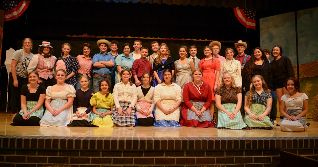 The cast and crew of "State Fair"  musical