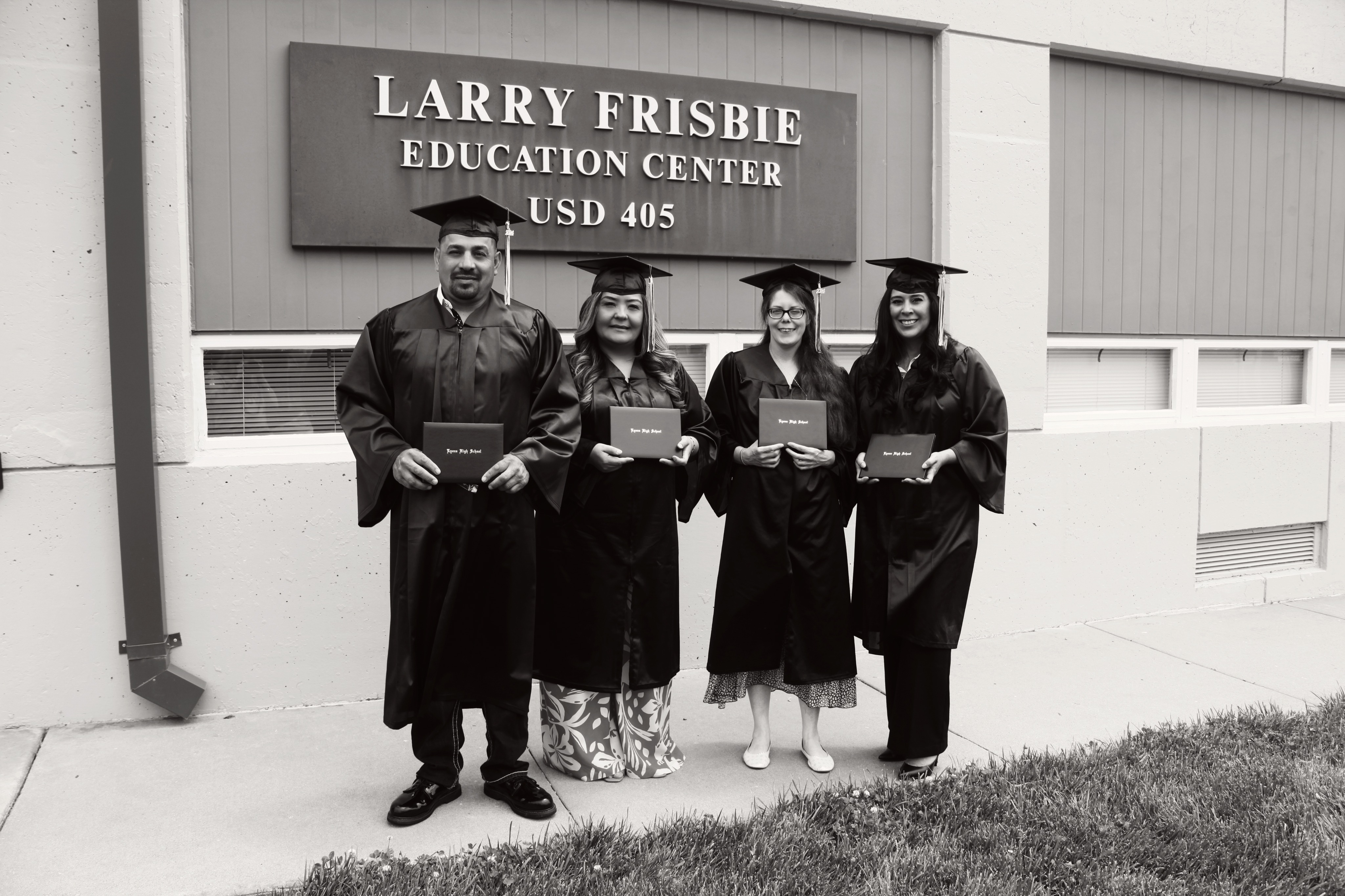 Graduating Class Of 2024 in order: Jose Reyes, Alicia Villanueva, Sarah Bruno, Cecilia Bejarano