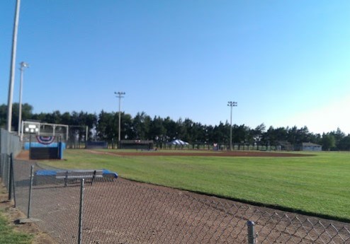 Ball field looking toward the South