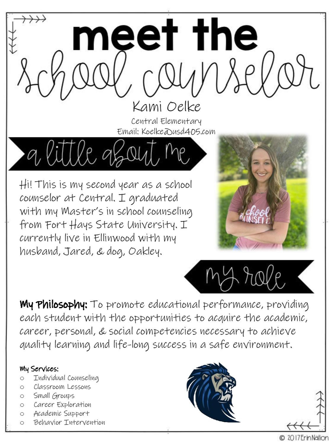 meet the school counselor