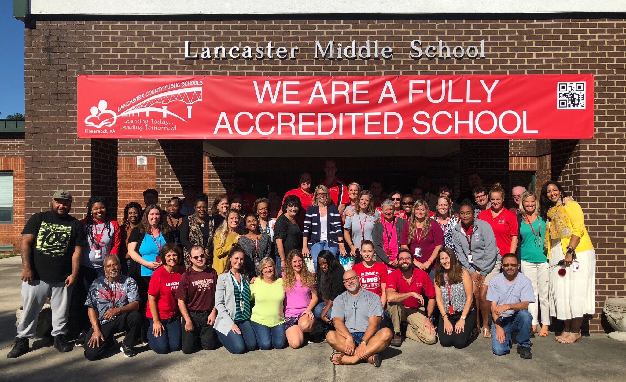 group photo of 2019-2022 lms staff