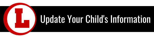 Update Your Child's Information banner