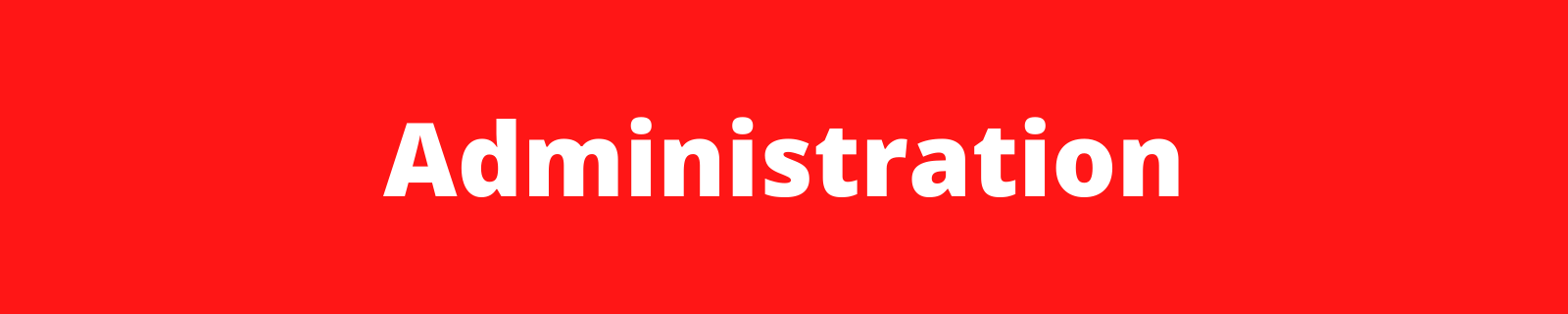 header that reads "administration"