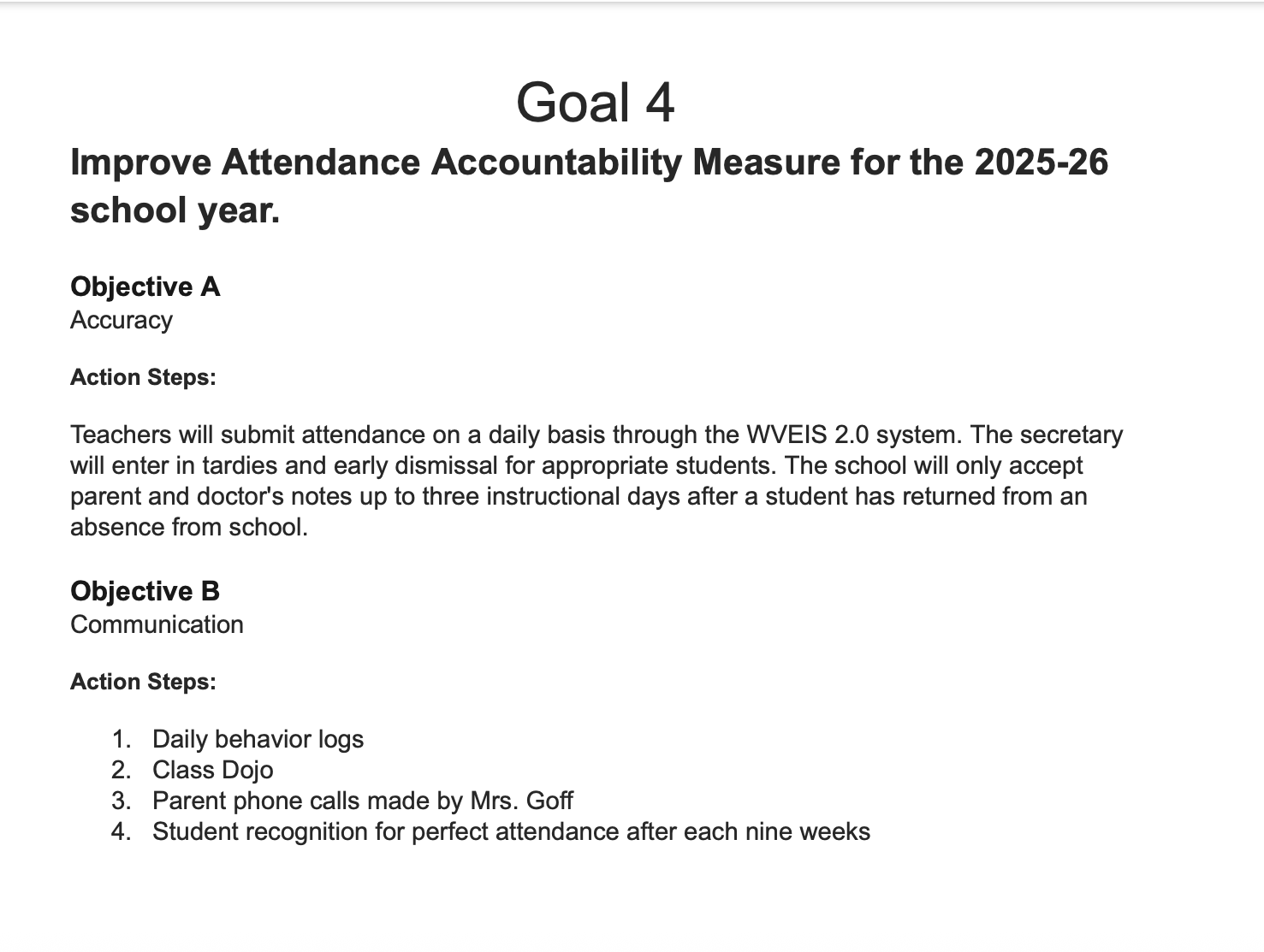 Objectives cont.