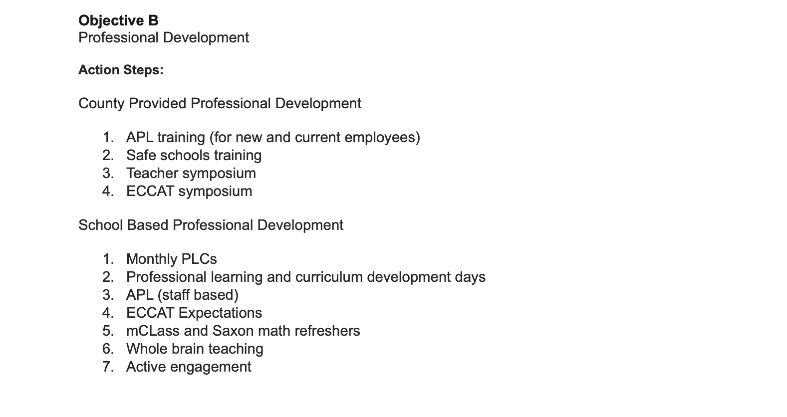 Objectives cont.
