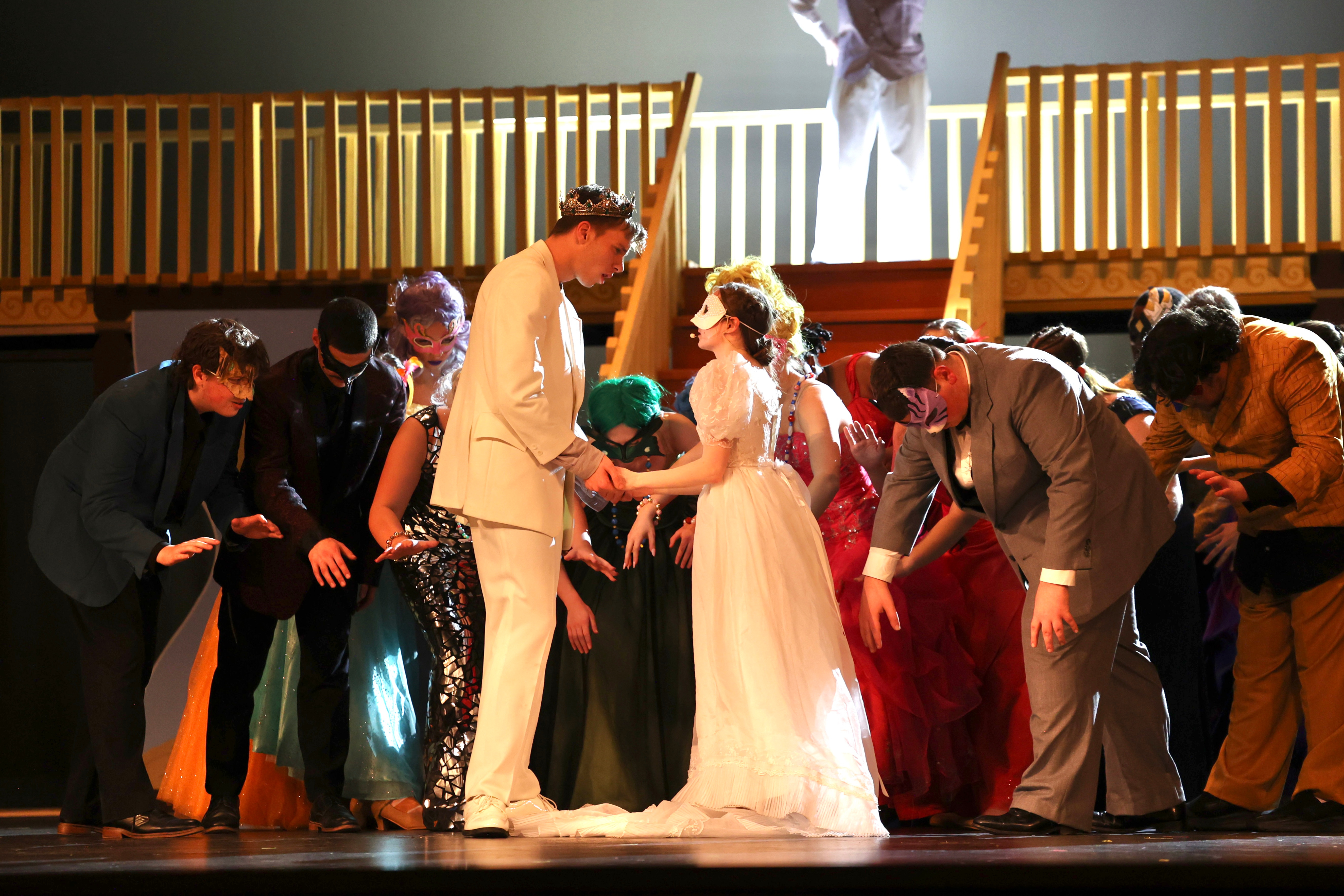 students in a school play