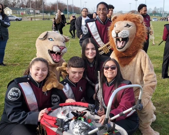Band with school mascot