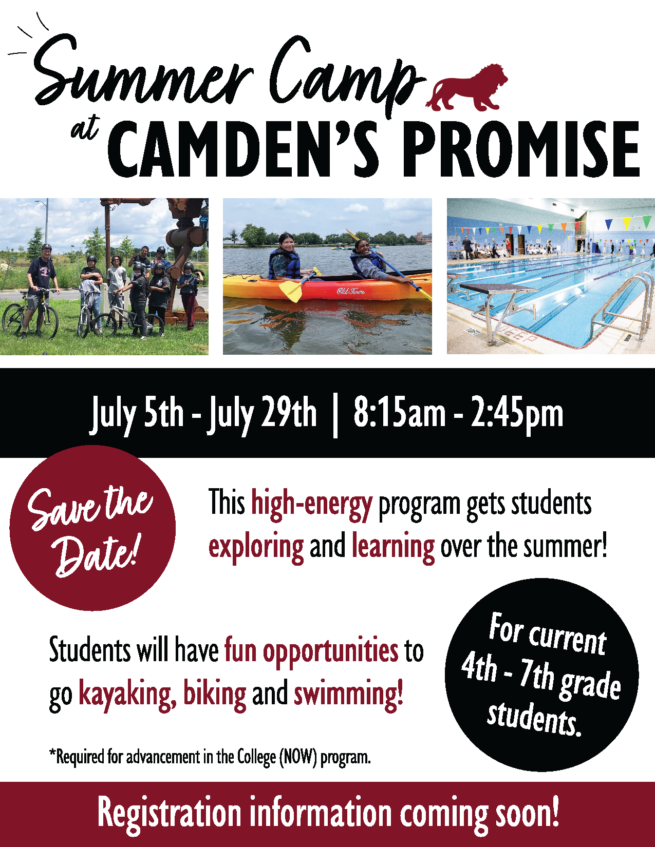 Summer Camp Save the Date