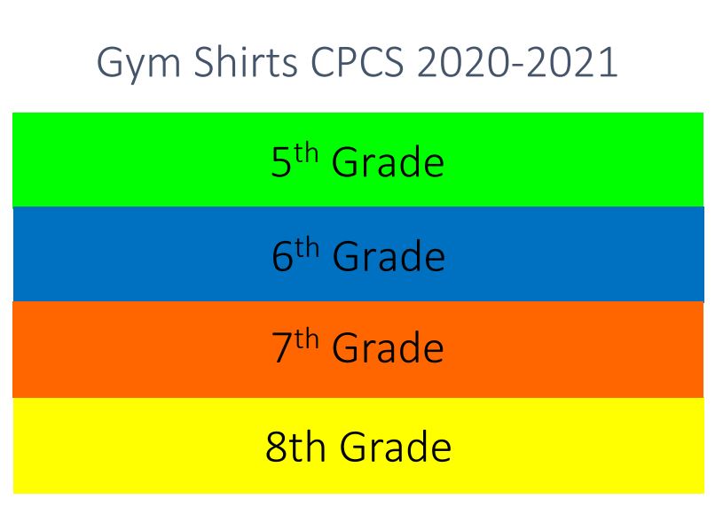 Gym Shirts CPCS 2020-2021