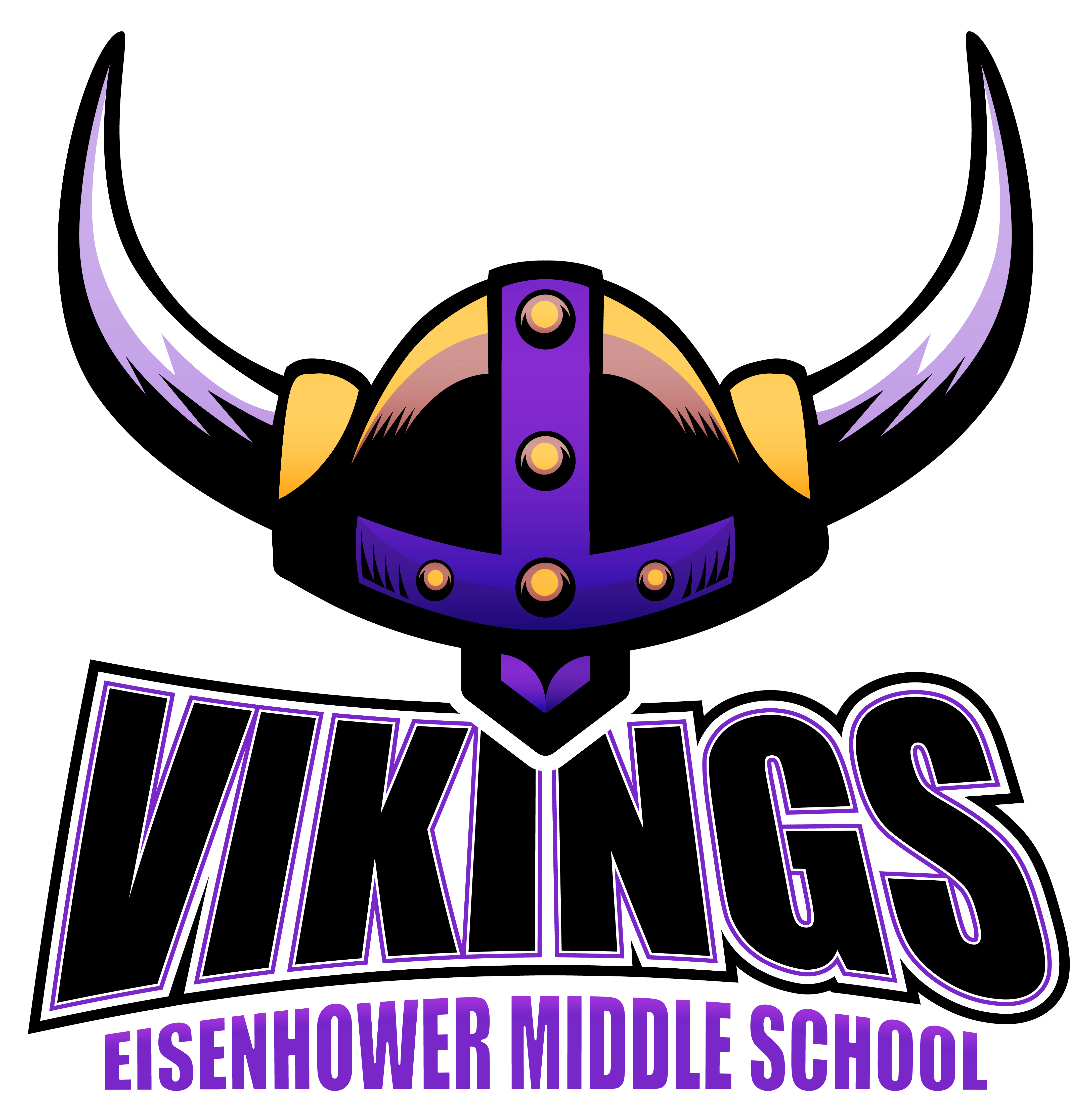 Eisenhower vikings middle school logo