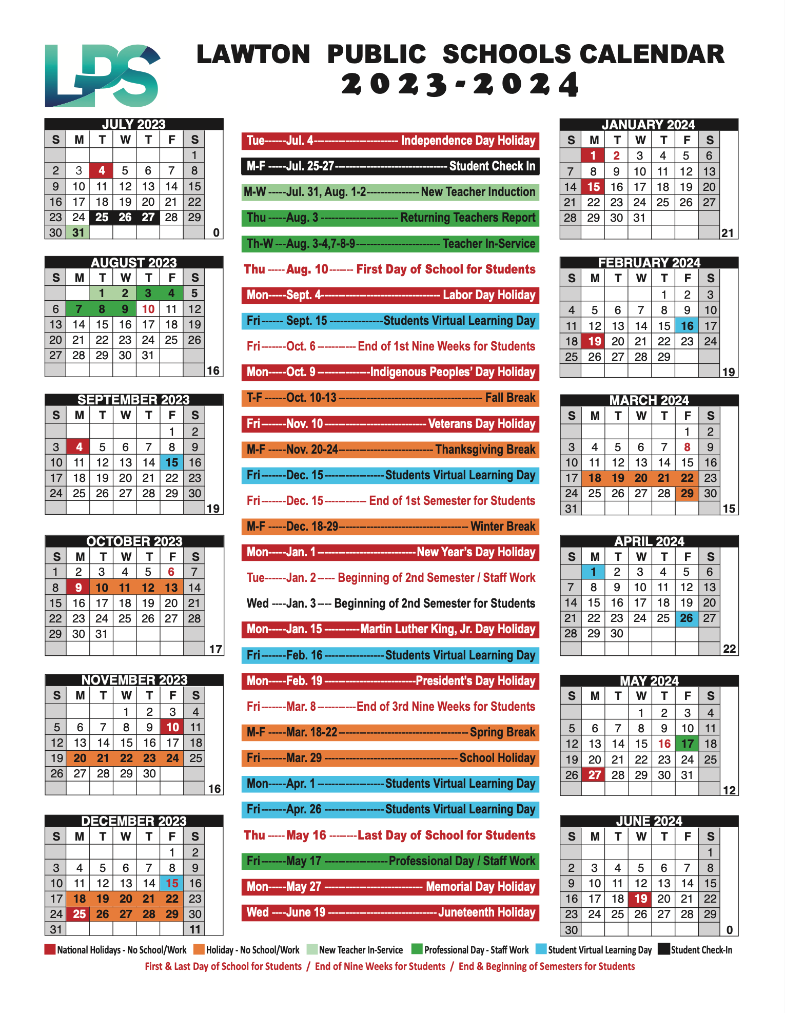 LPS Calendar Revised