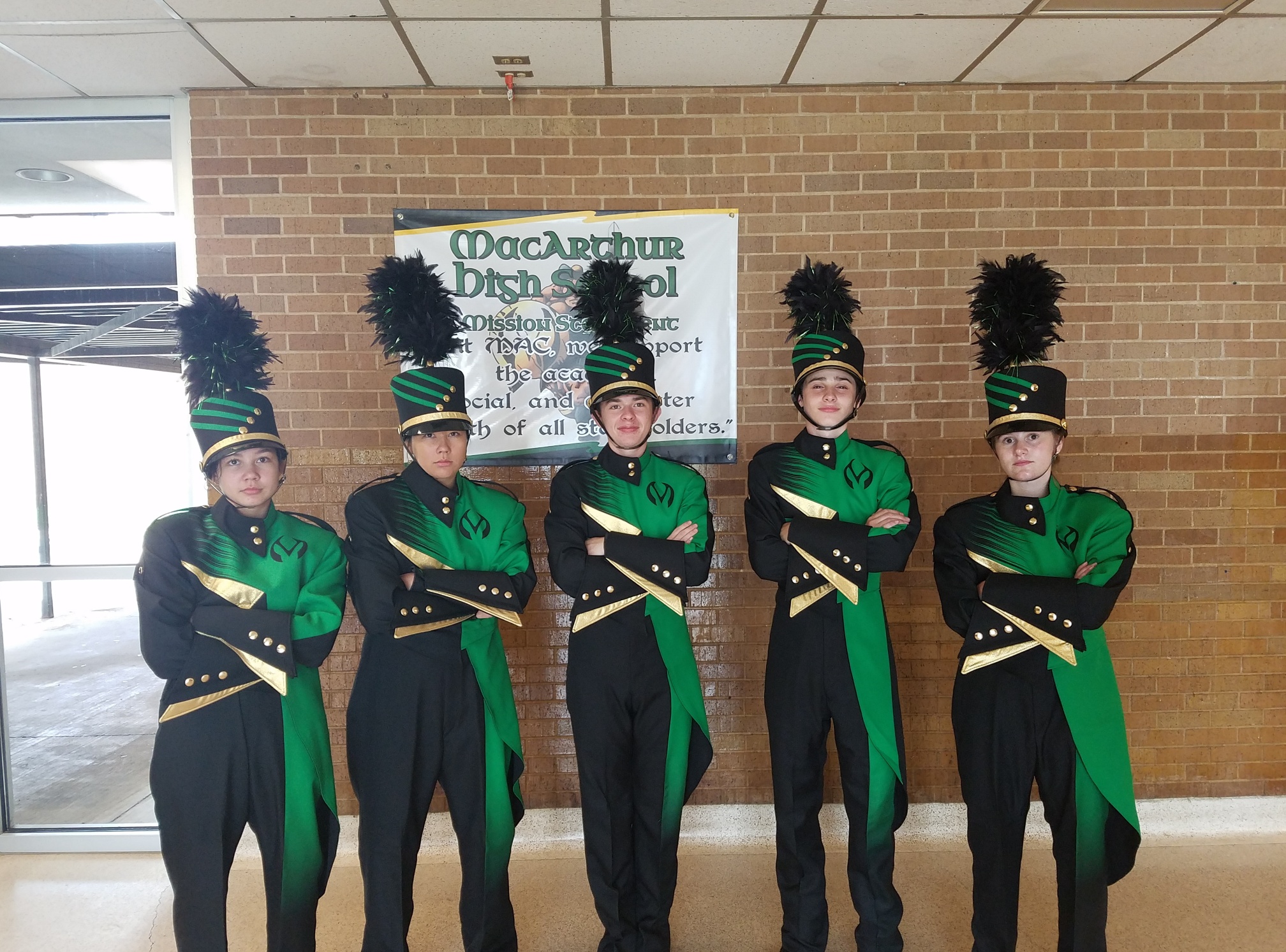 The SIP bond funded new band uniforms for all three high schools. Check out MacArthur's new uniforms, and stay tuned for Eisenhower's and Lawton High's!