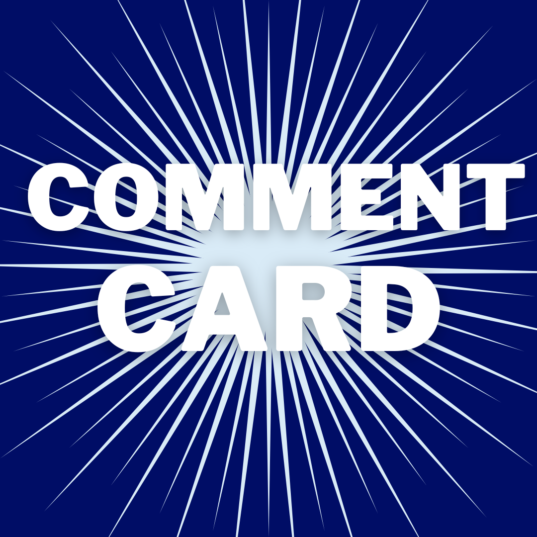 Comment Card