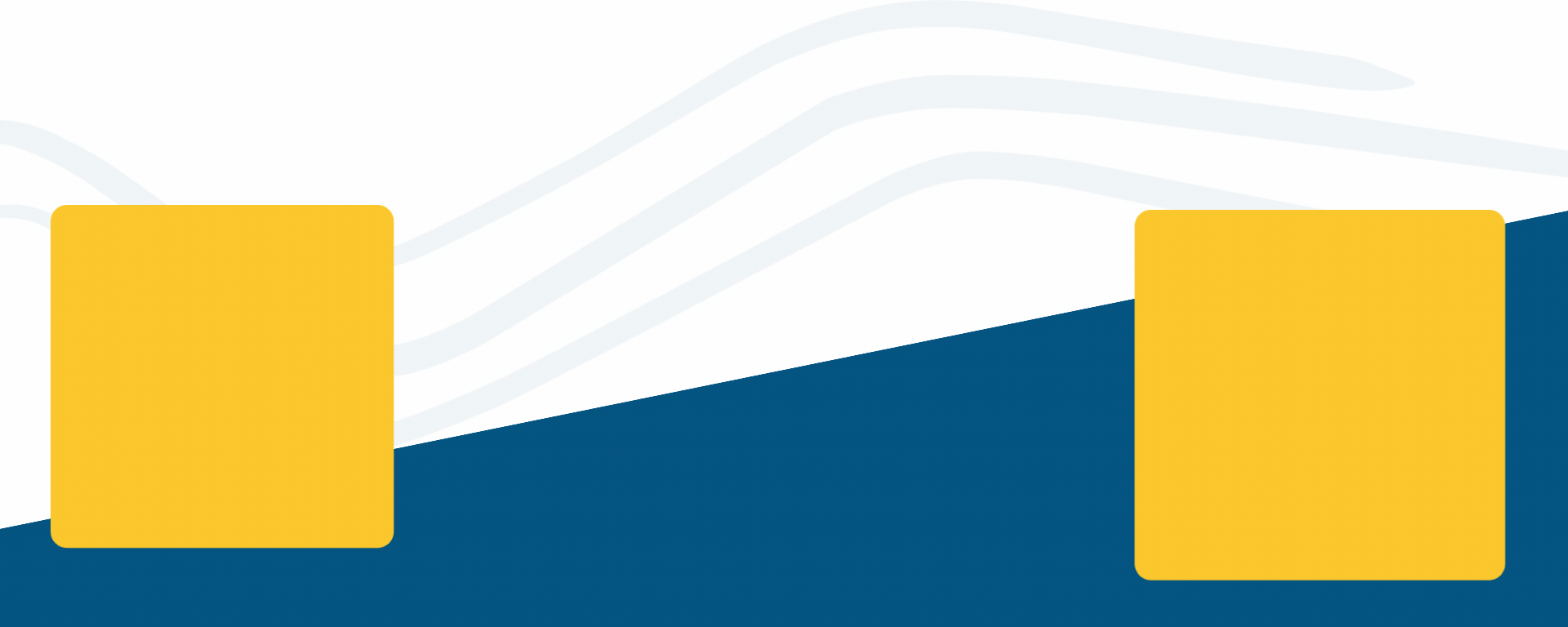 Two yellow rectangles on a blue and white gradient background. One rectangle is slightly higher than the other.