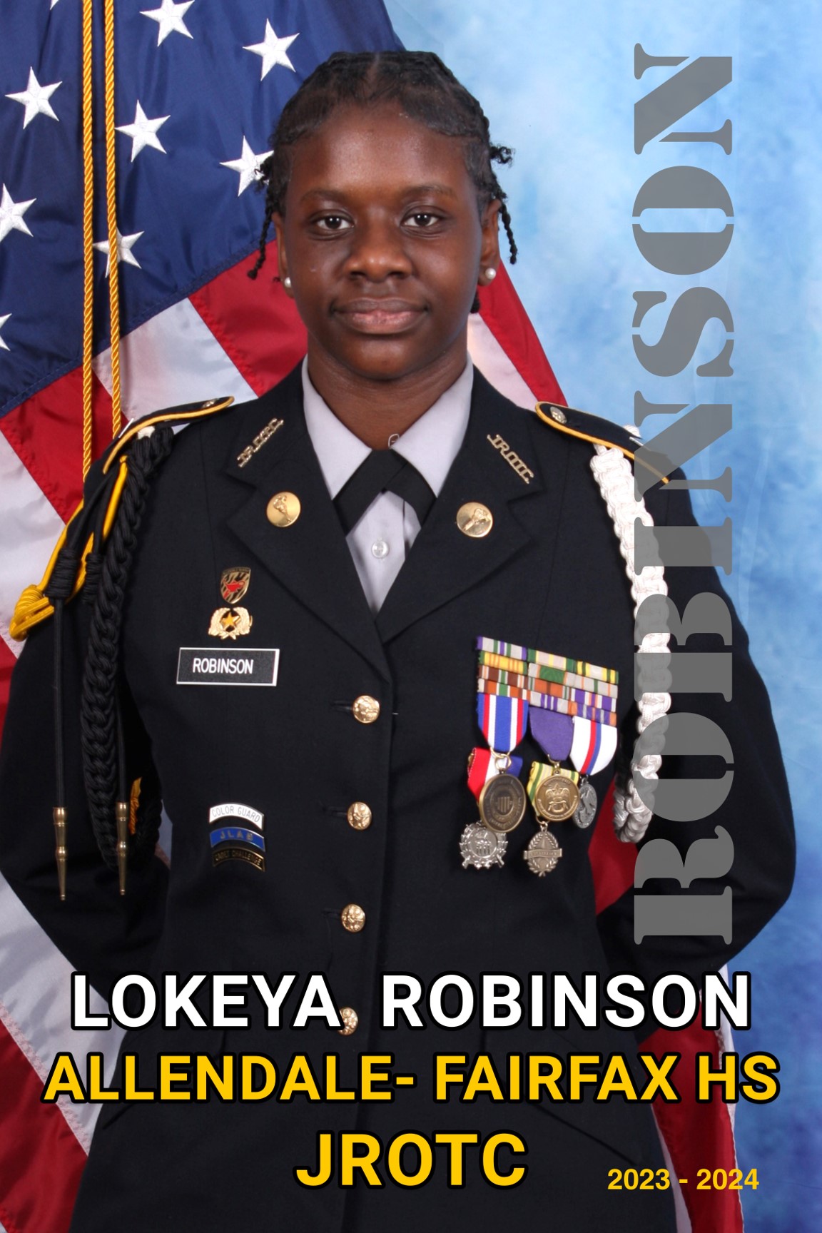 robinson LOKEYA, ROBINSON ALLENDALE- FAIRFAX HS JROTC 2023 - 2024