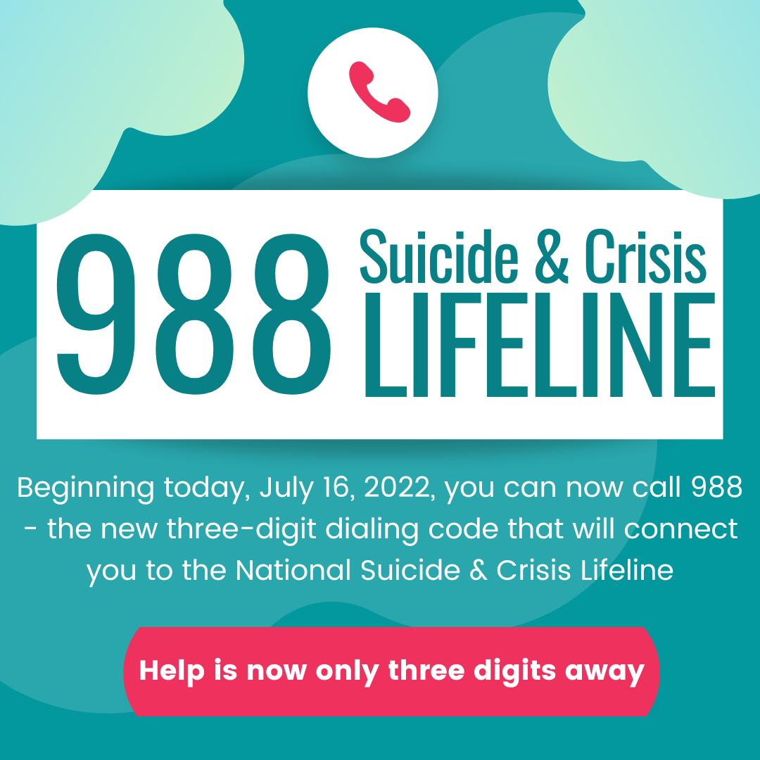 988 Suicide & Crisis Lifeline